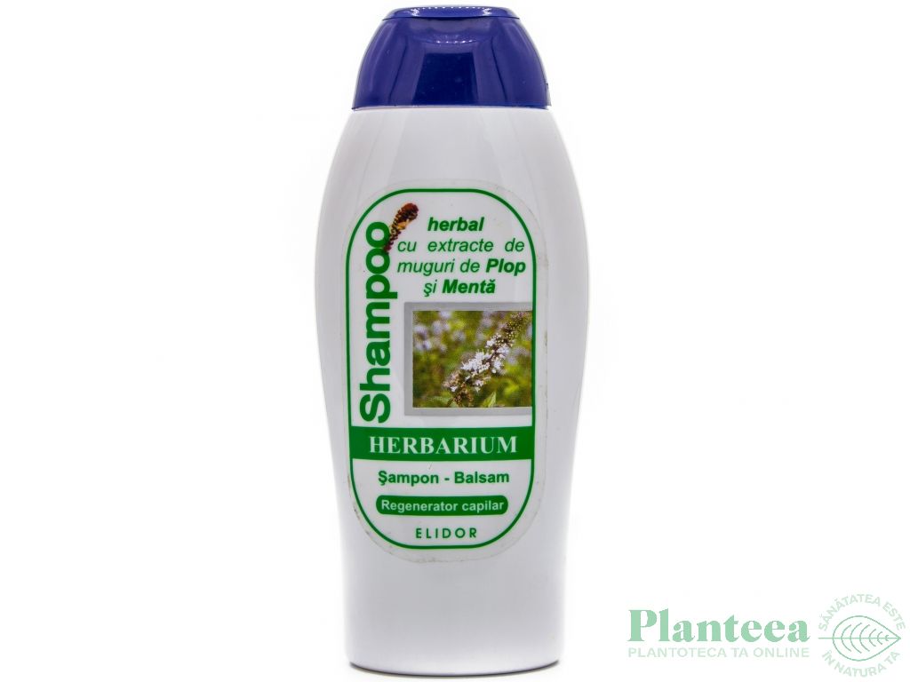 Sampon balsam herbal plop menta Herbarium 250ml - ELIDOR