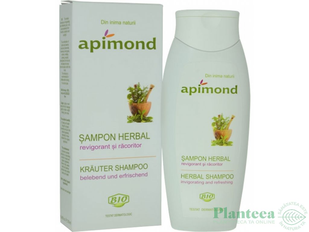 Sampon revigorant racoritor Herbal bio 250ml - APIMOND