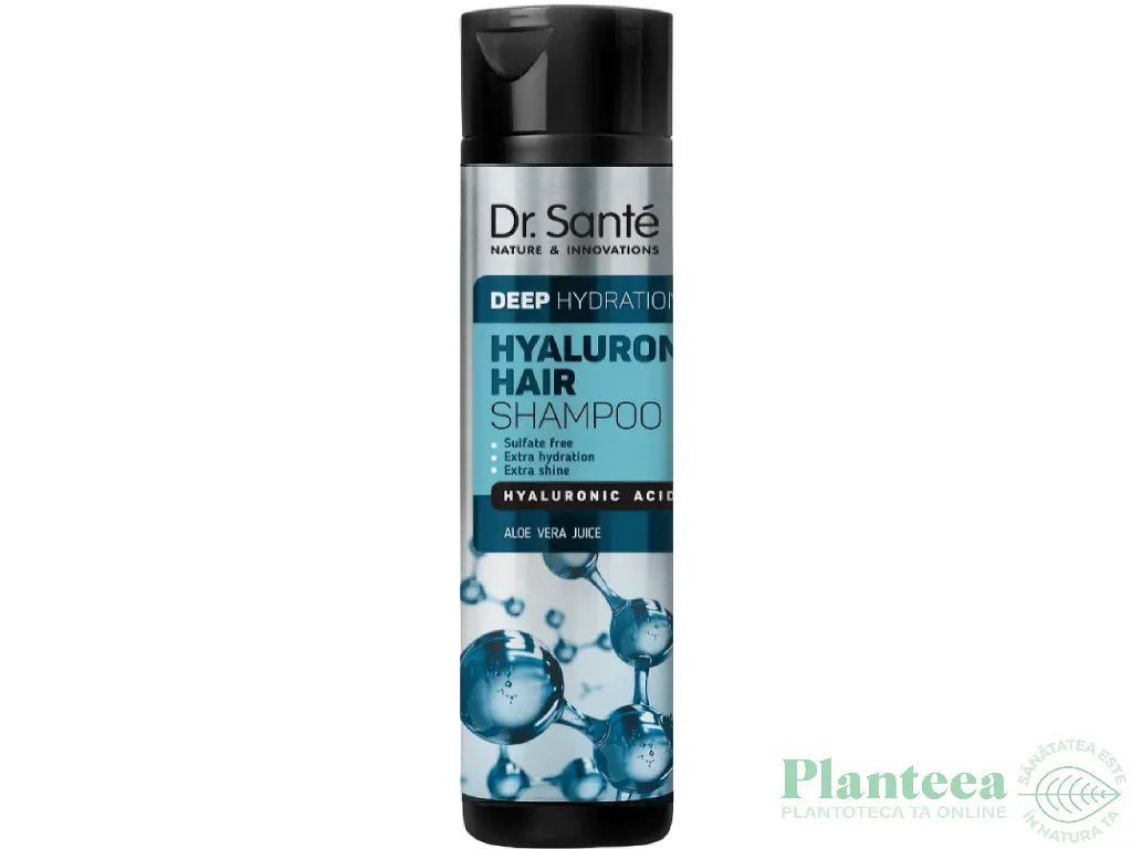 Sampon hidratare profunda stralucire acid hialuronic aloe vera 250ml - DR SANTE