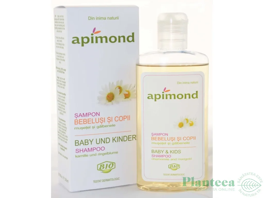 Sampon musetel galbenele copii bio 200ml - APIMOND