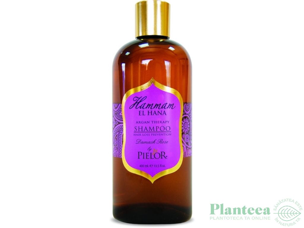 Sampon caderea parului ulei argan Damask Rose 400ml - HAMMAM EL HANA