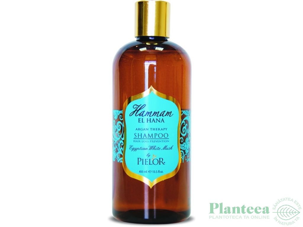 Sampon caderea parului ulei argan Egyptian White Musk 400ml - HAMMAM EL HANA