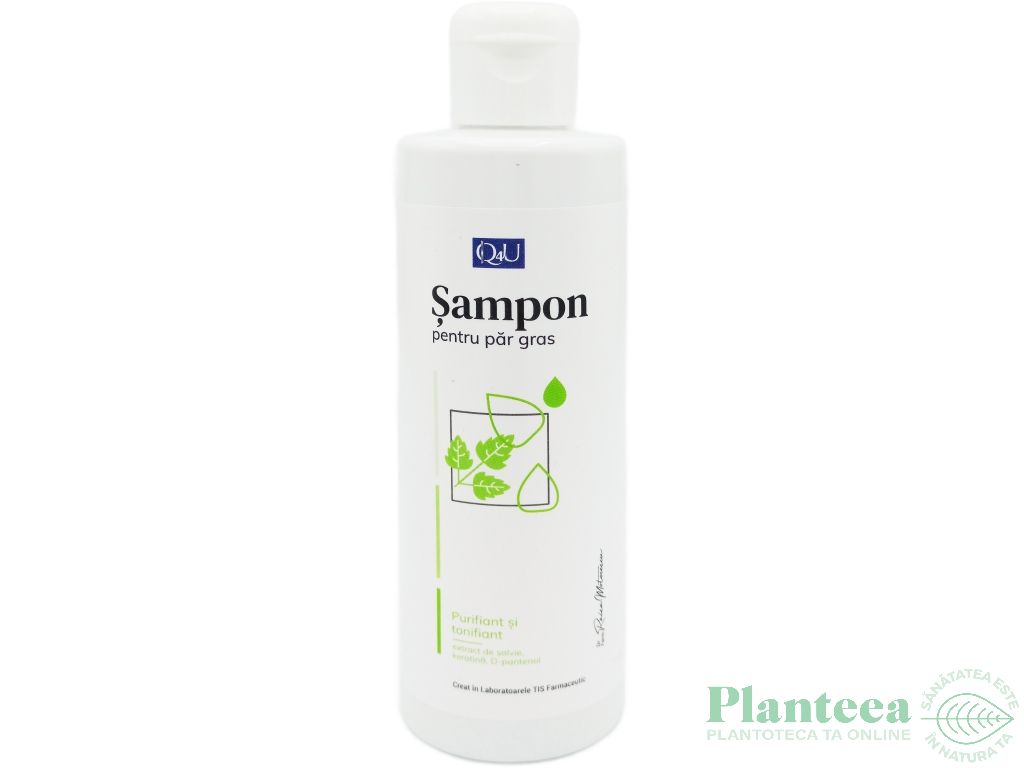 Sampon purifiant tonifiant par gras Q4U 250ml - TIS