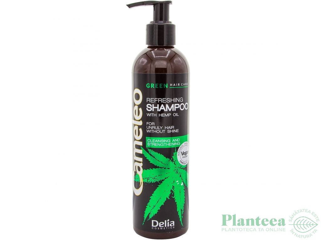 Sampon revitalizant par rebel ulei canepa Green 250ml - CAMELEO