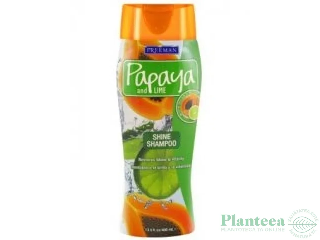 Sampon stralucire papaya lime 400g - FREEMAN