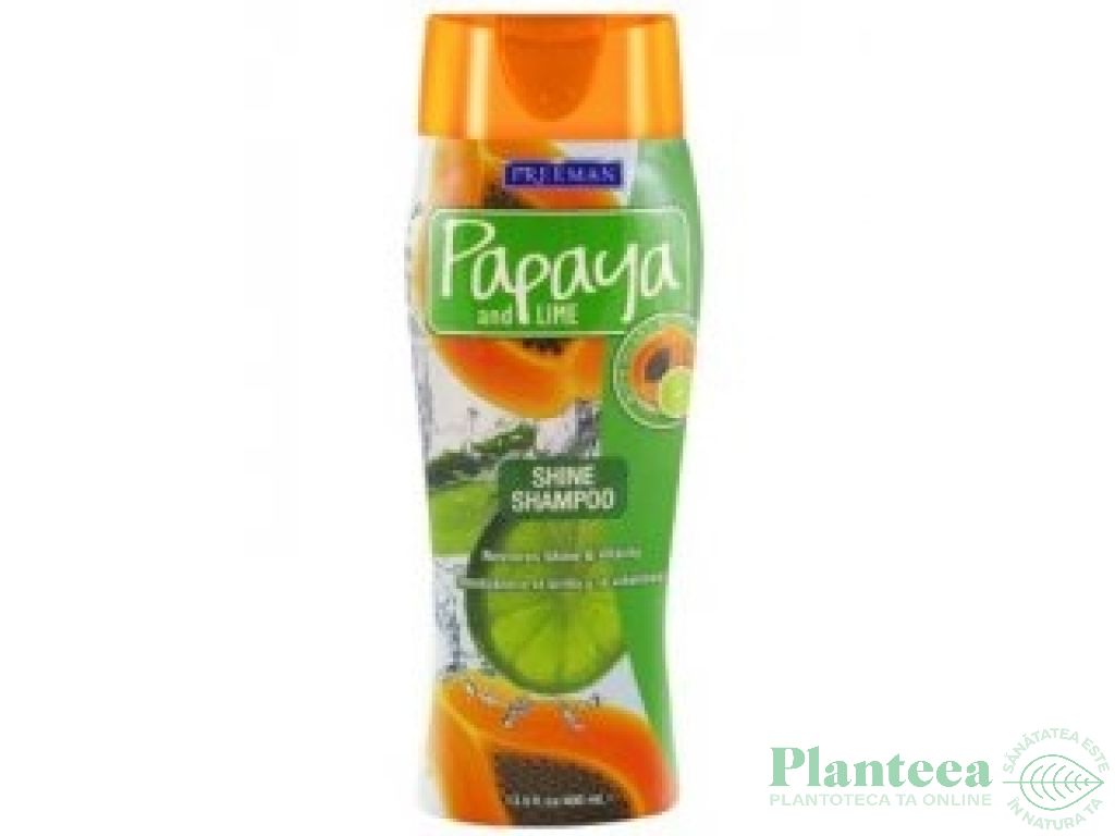 Sampon stralucire papaya lime 400g - FREEMAN