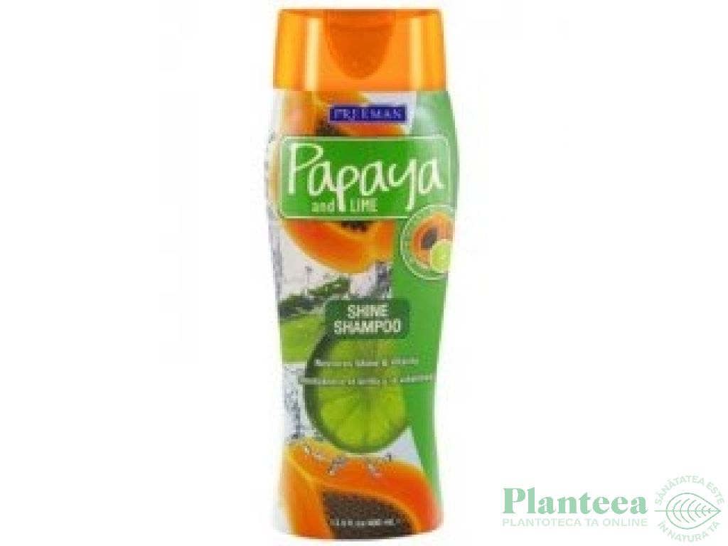 Sampon stralucire papaya lime 400g - FREEMAN