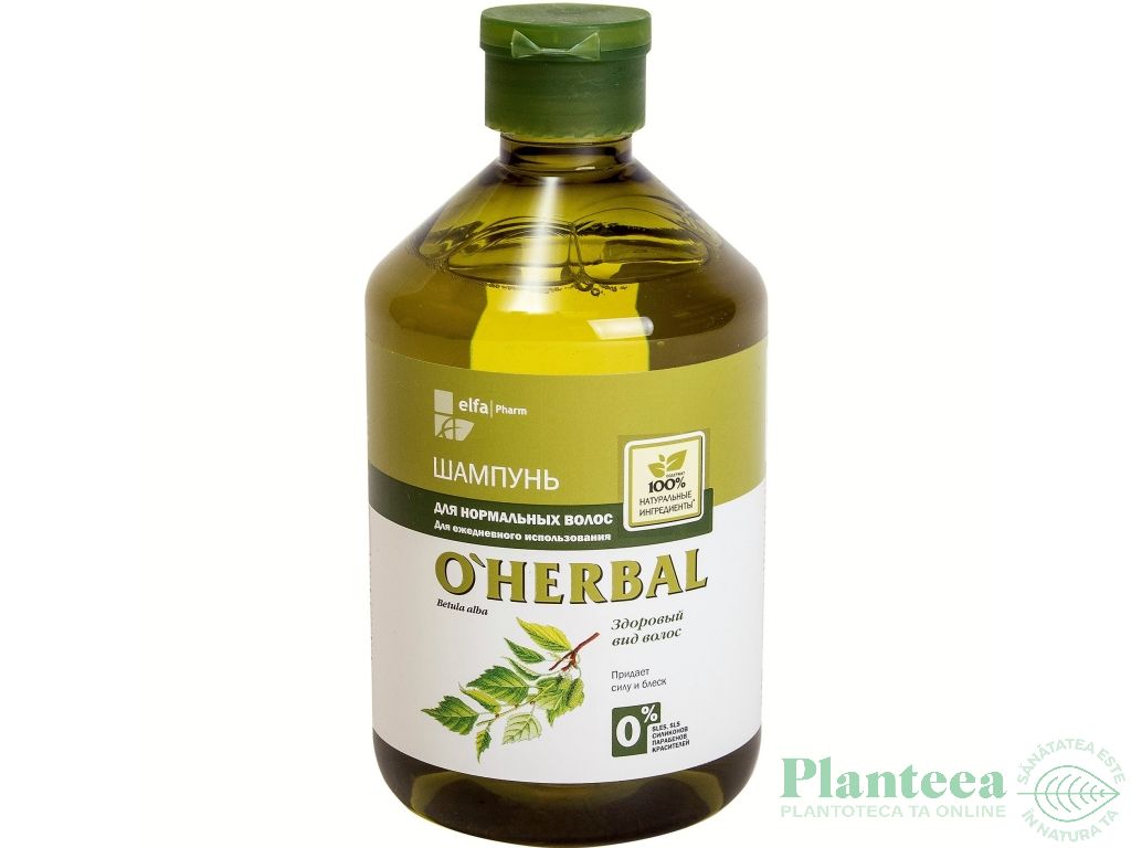 Sampon utilizare zilnica par normal 500ml - O`HERBAL