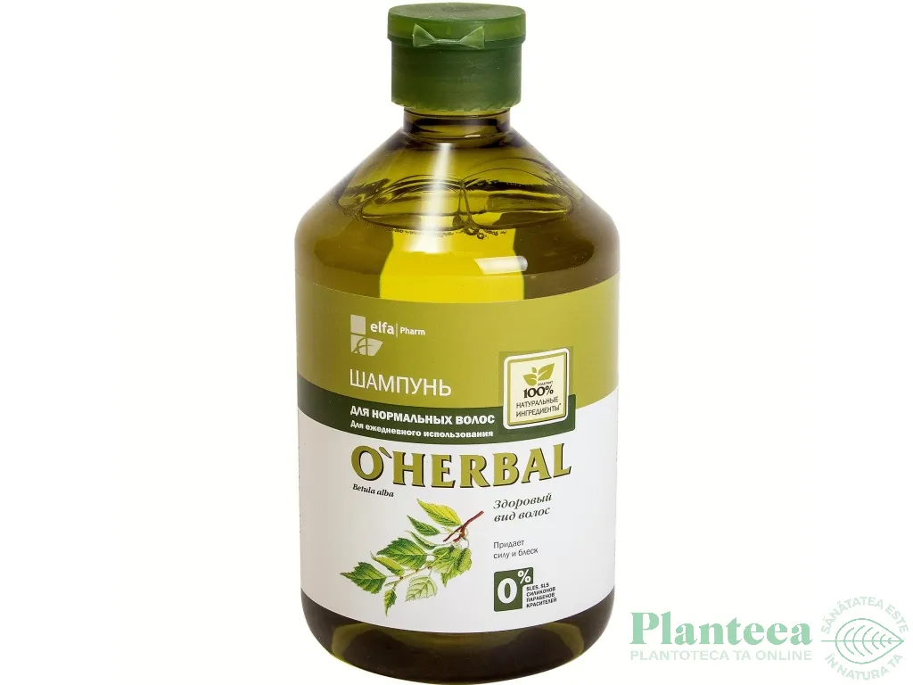 Sampon utilizare zilnica par normal 500ml - O`HERBAL