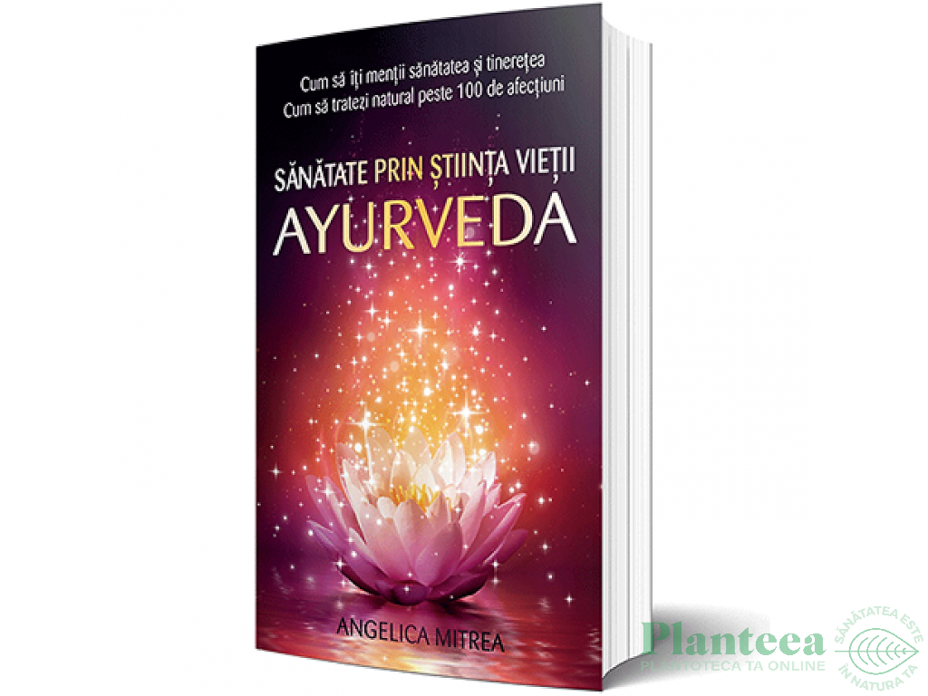 Carte Ayurveda `Sanatate prin stiinta vietii` 350pg - EDITURA GANESHA