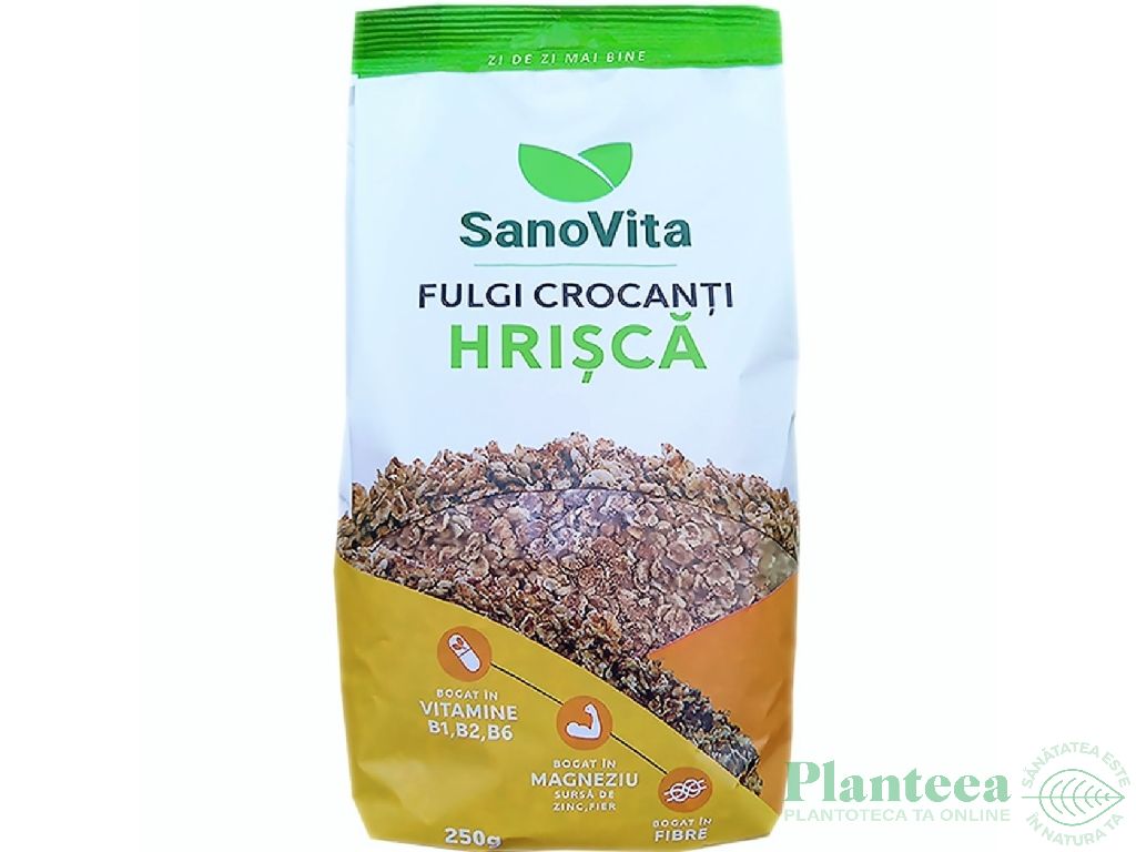 Fulgi hrisca crocanti 250g - SANOVITA