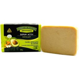 Sapun Activ exfoliant samburi caise avocado catina 100g - VERRE DE NATURE