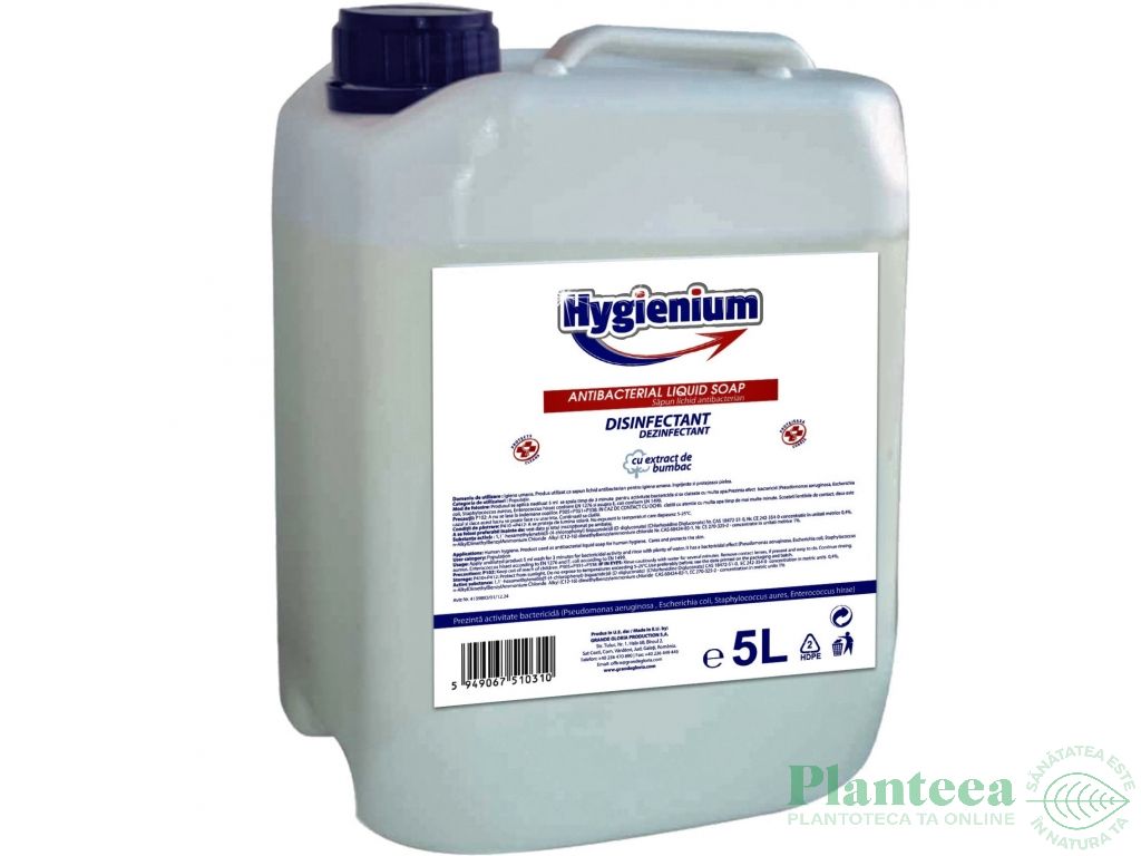 Sapun lichid maini antibacterian dezinfectant 5L - HYGIENIUM