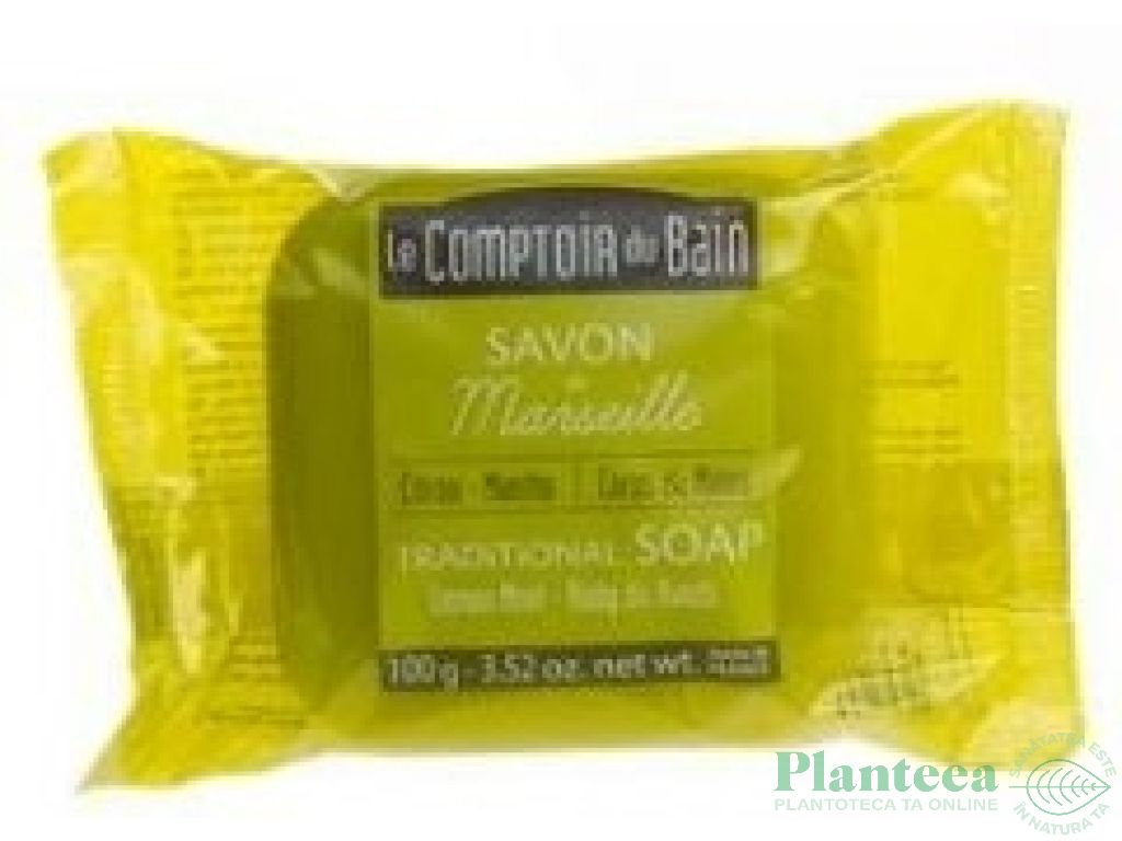 Sapun Marsillia lamaie menta 100g - LE COMPTOIR DU BAIN