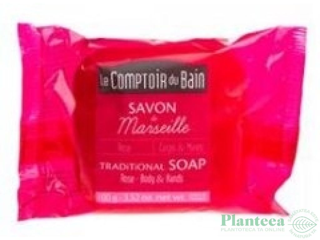 Sapun Marsillia trandafiri 100g - LE COMPTOIR DU BAIN