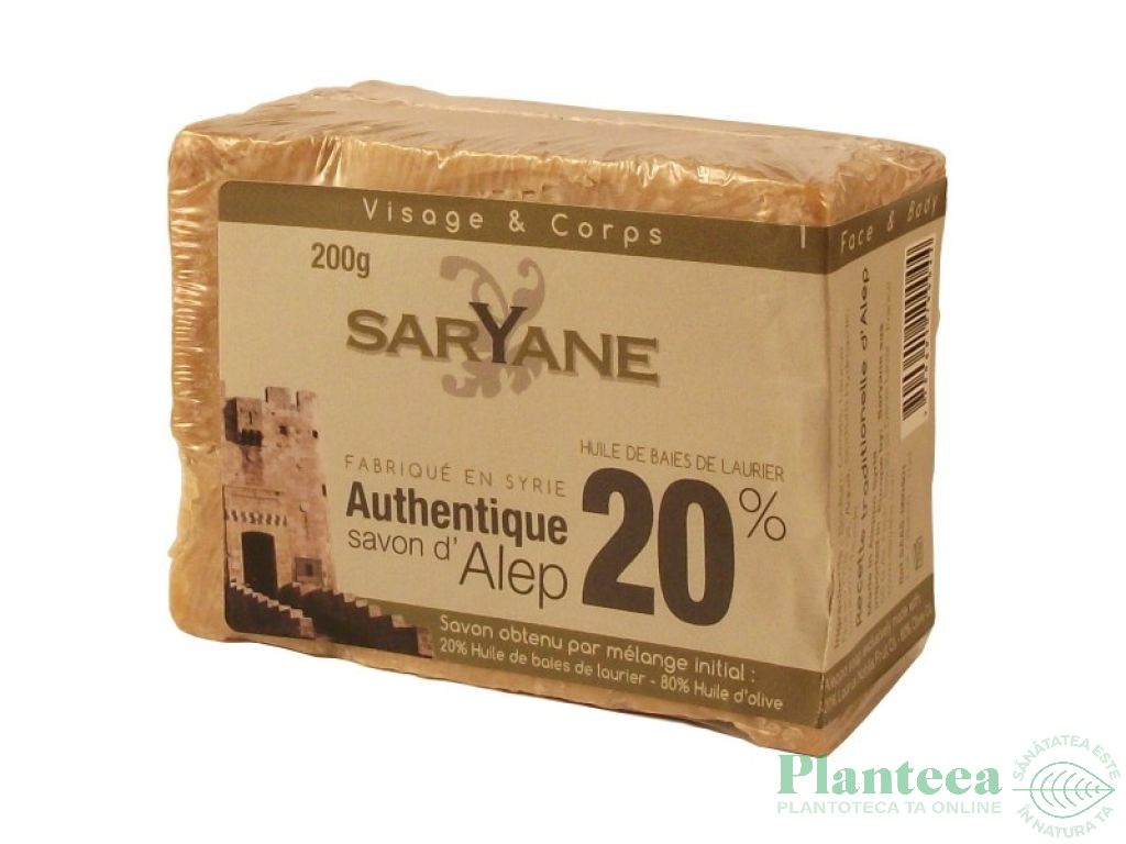 Sapun alep 20% 200g - SARYANE