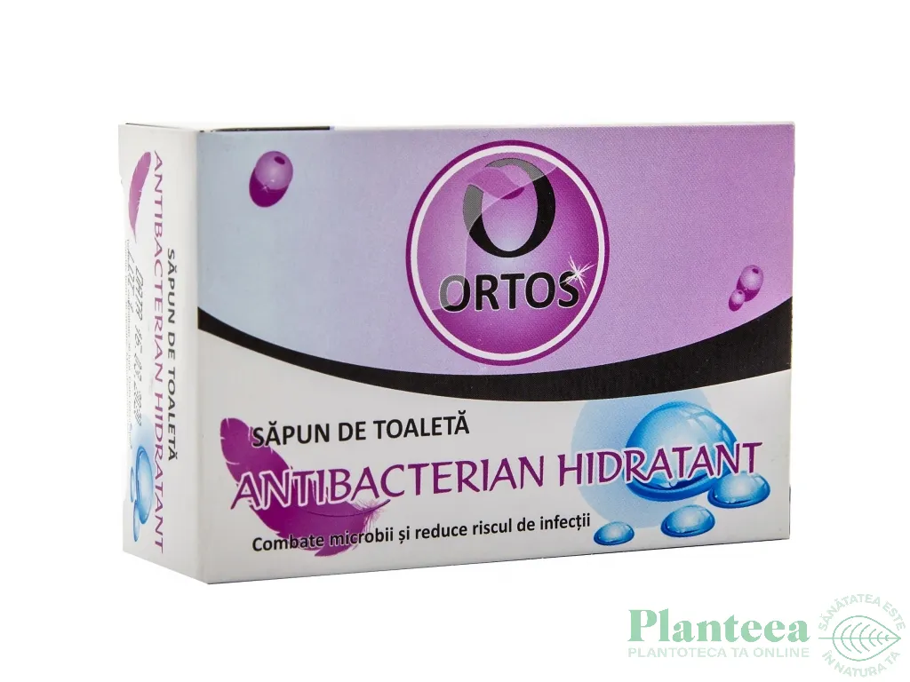 Sapun toaleta antibacterian hidratant 100g - ORTOS