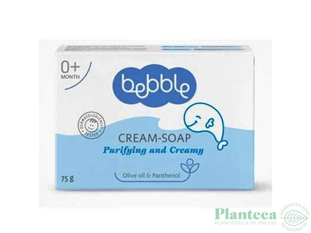 Sapun cremos purificant bebe +0luni 75g - BEBBLE