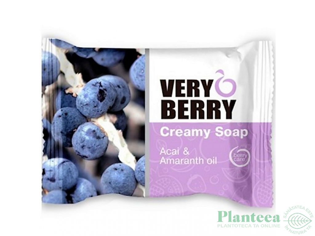 Sapun cremos acai ulei amarant Very Berry 100g - ELFA PHARM