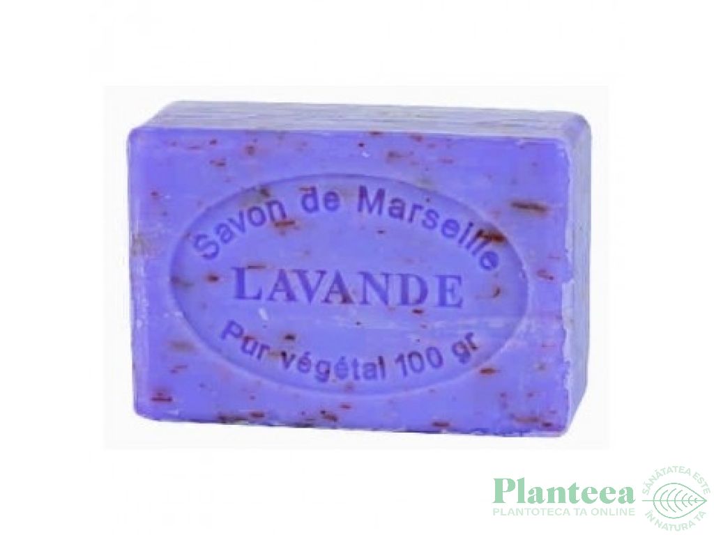 Sapun Marsilia flori lavanda 100g - LE CHATELARD 1802