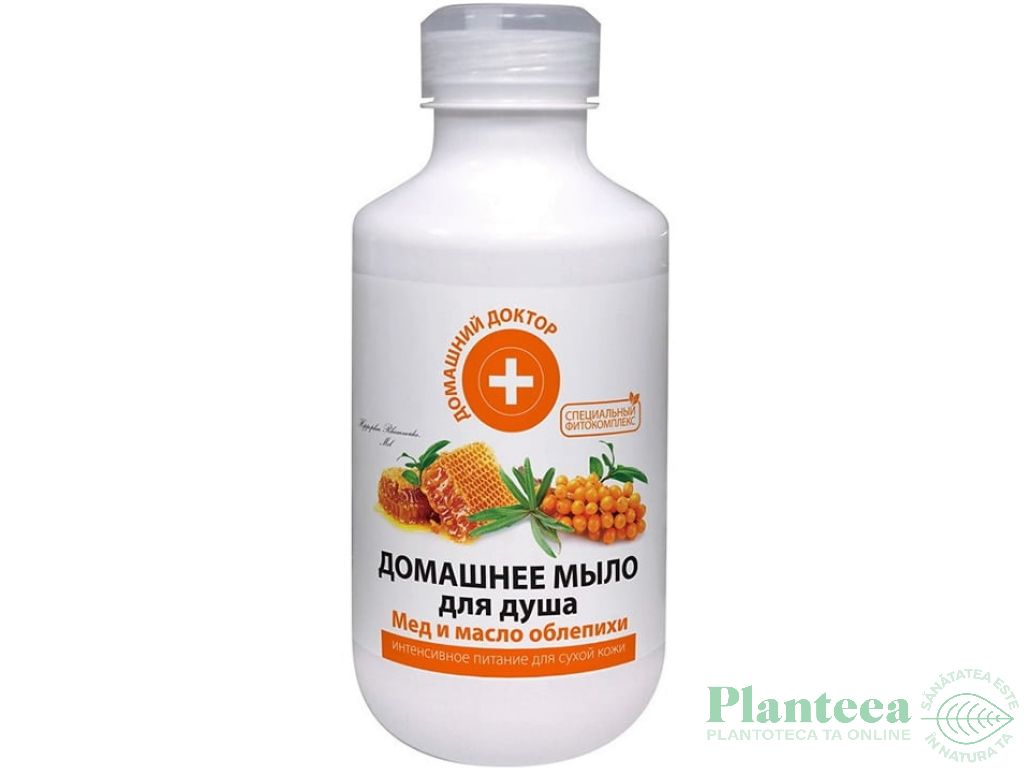 Sapun lichid dus miere ulei catina nutritie intensa piele uscata 500ml - DR CASEI