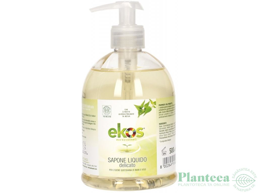 Sapun lichid delicat fata maini bio 500ml - EKOS