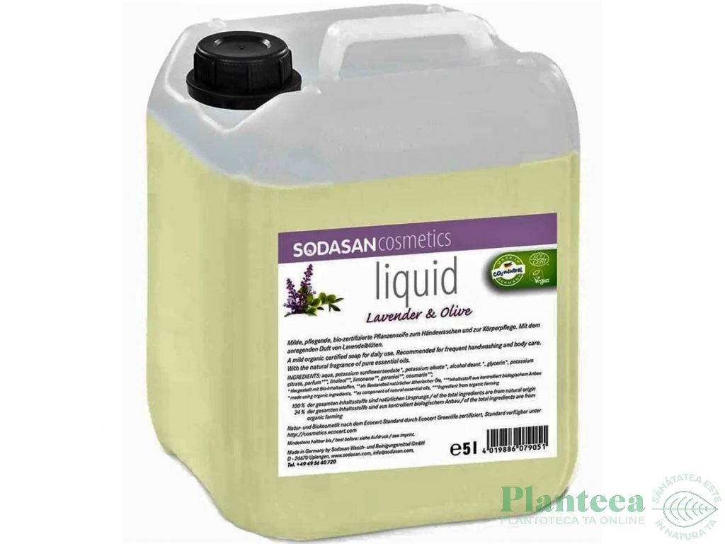 Sapun lichid lavanda masline 5L - SODASAN