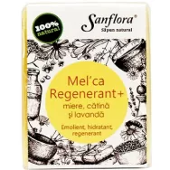 Sapun Mel`ca Regenerant+ miere catina lavanda 100g - SANFLORA