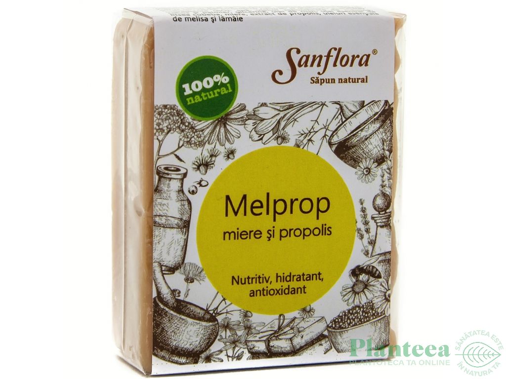 Sapun MelProp miere propolis 100g - SANFLORA