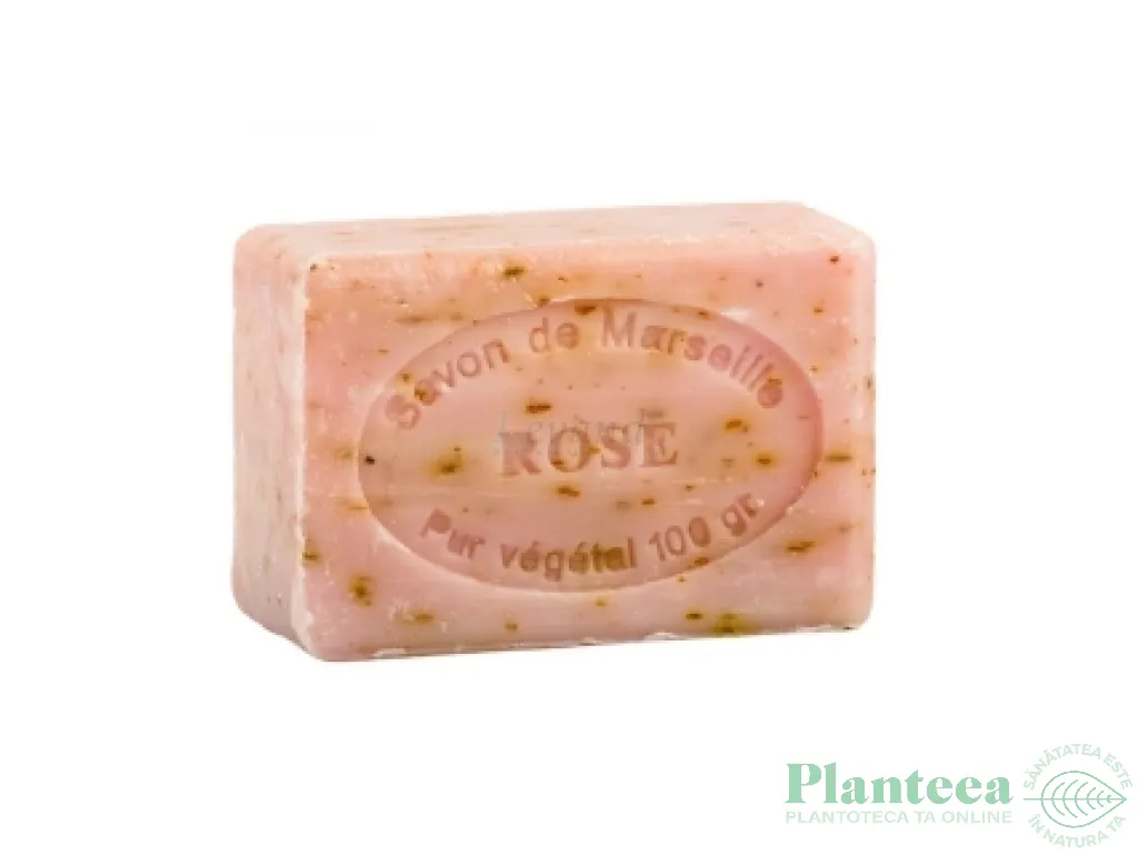Sapun Marsilia petale trandafiri 100g - LE CHATELARD 1802
