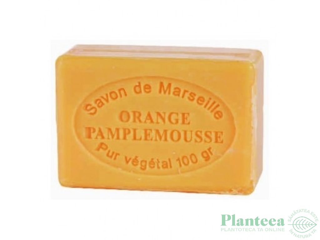Sapun Marsilia portocale grepfrut 100g - LE CHATELARD 1802