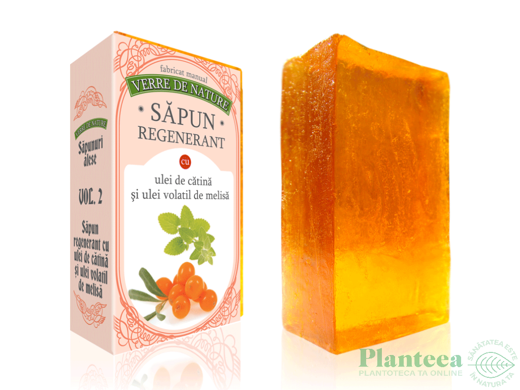 Sapun Regenerant ulei catina melissa 100g - VERRE DE NATURE