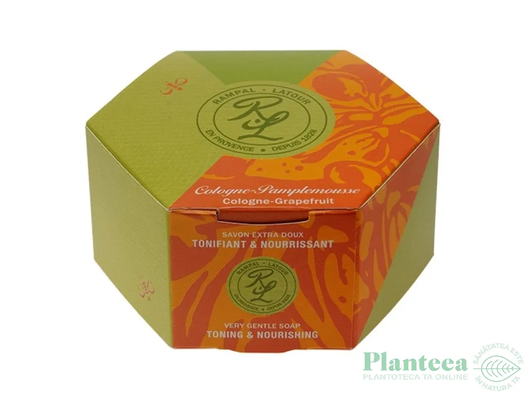 Sapun rotund grepfrut 150g - RAMPAL LATOUR