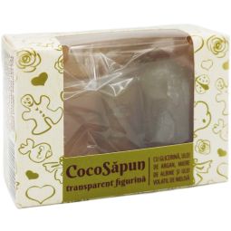 Sapun transparent Coco argan miere melissa 50g - VERRE DE NATURE
