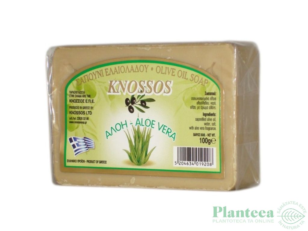 Sapun ulei masline aloe 100g - KNOSSOS