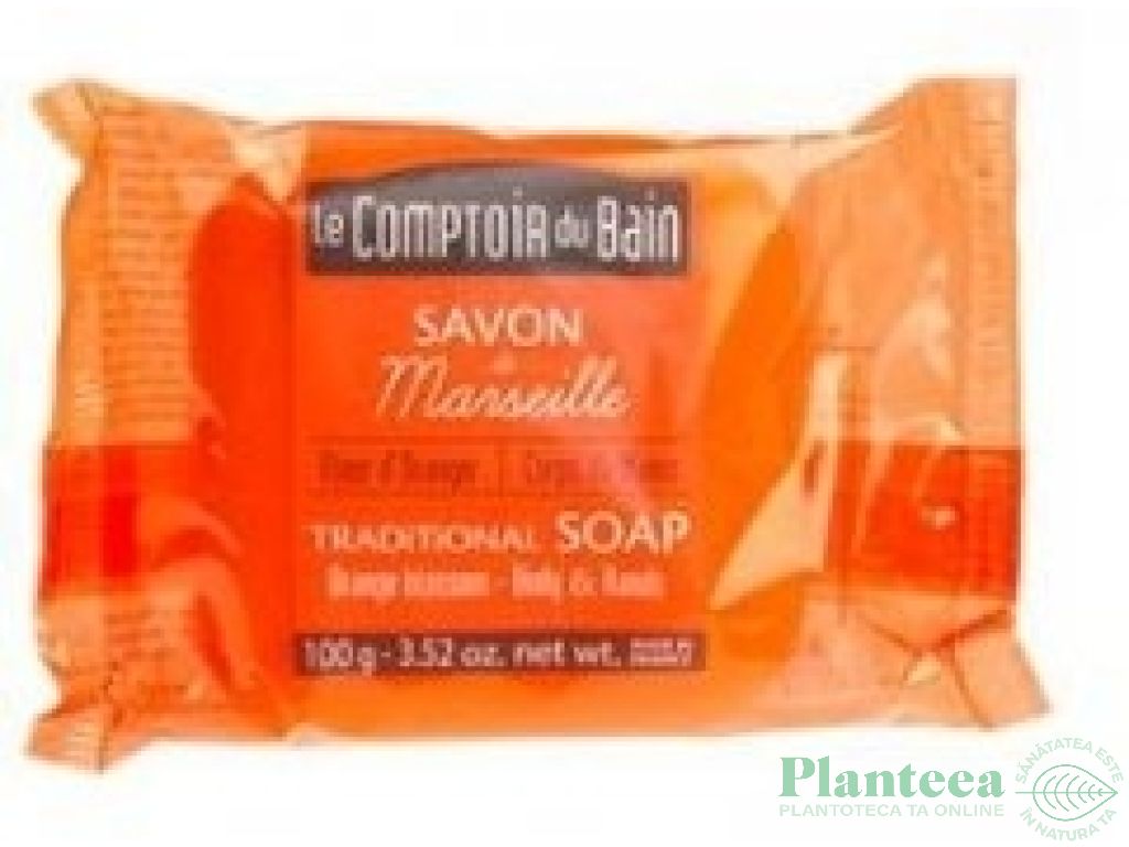 Sapun uleiuri esentiale portocala dulce portocala amara 100g - LE COMPTOIR DU BAIN