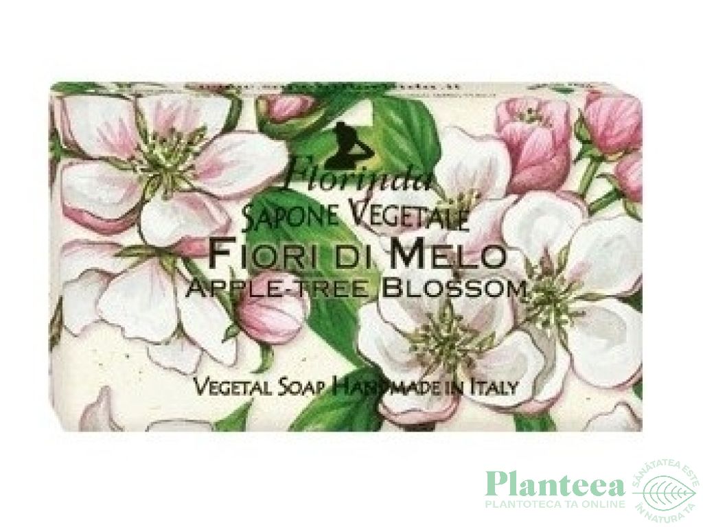 Sapun vegetal Fiori di melo 100g - FLORINDA