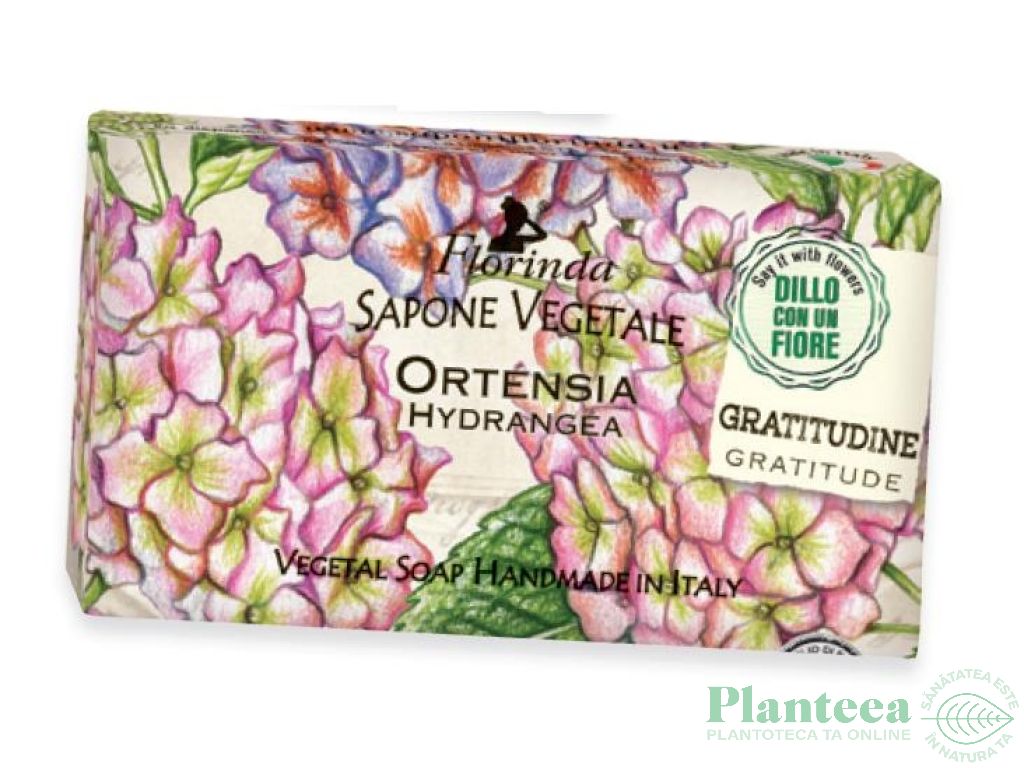 Sapun vegetal Ortensia 100g - FLORINDA