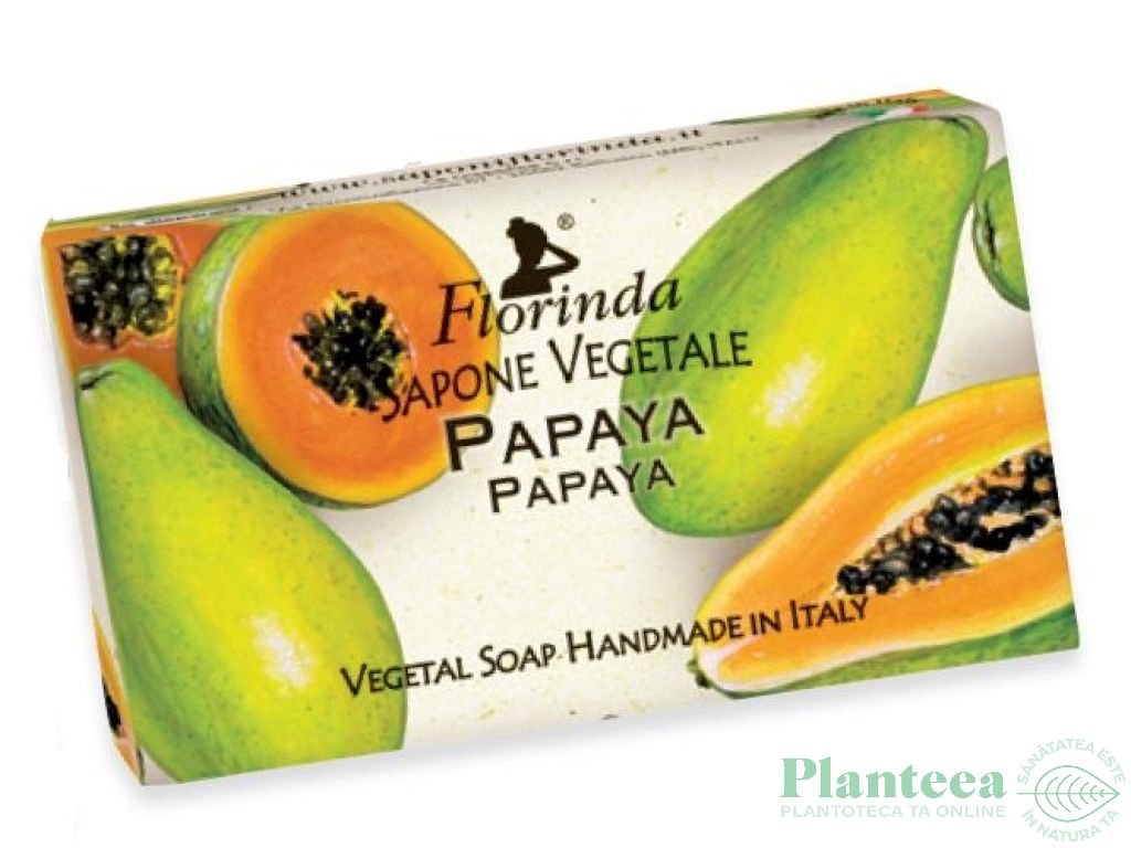 Sapun vegetal Papaya 100g - FLORINDA