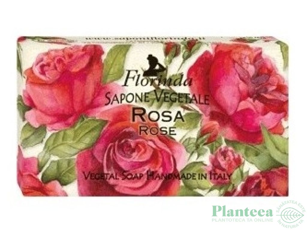 Sapun vegetal Rosa 100g - FLORINDA