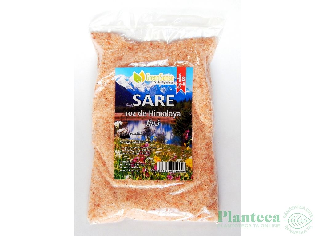 Sare roz fina Himalaya 200g - GREEN SENSE