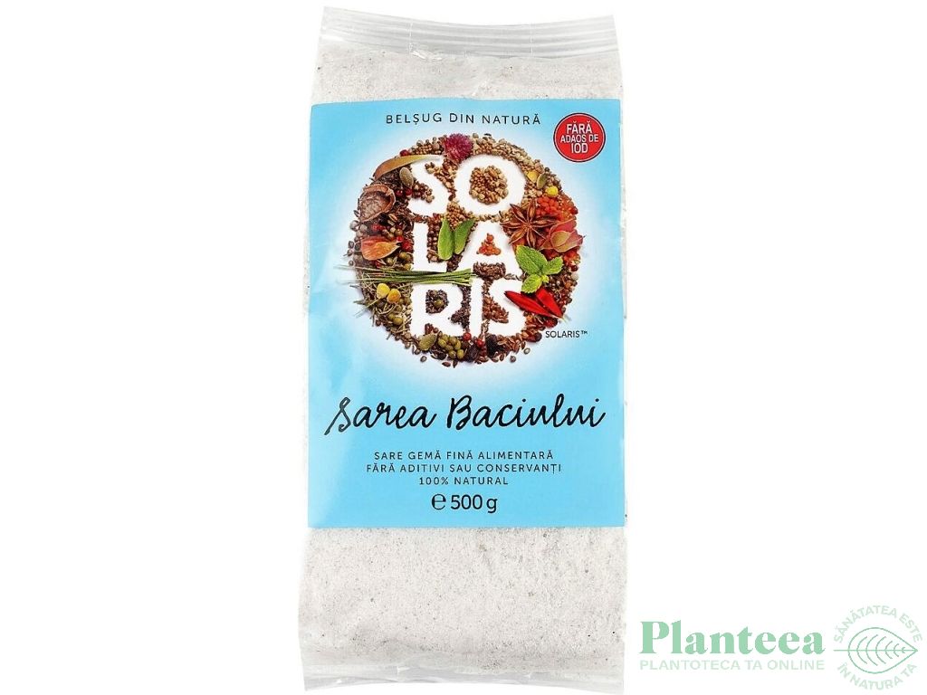 Sare gema fina Sarea baciului 500g - SOLARIS