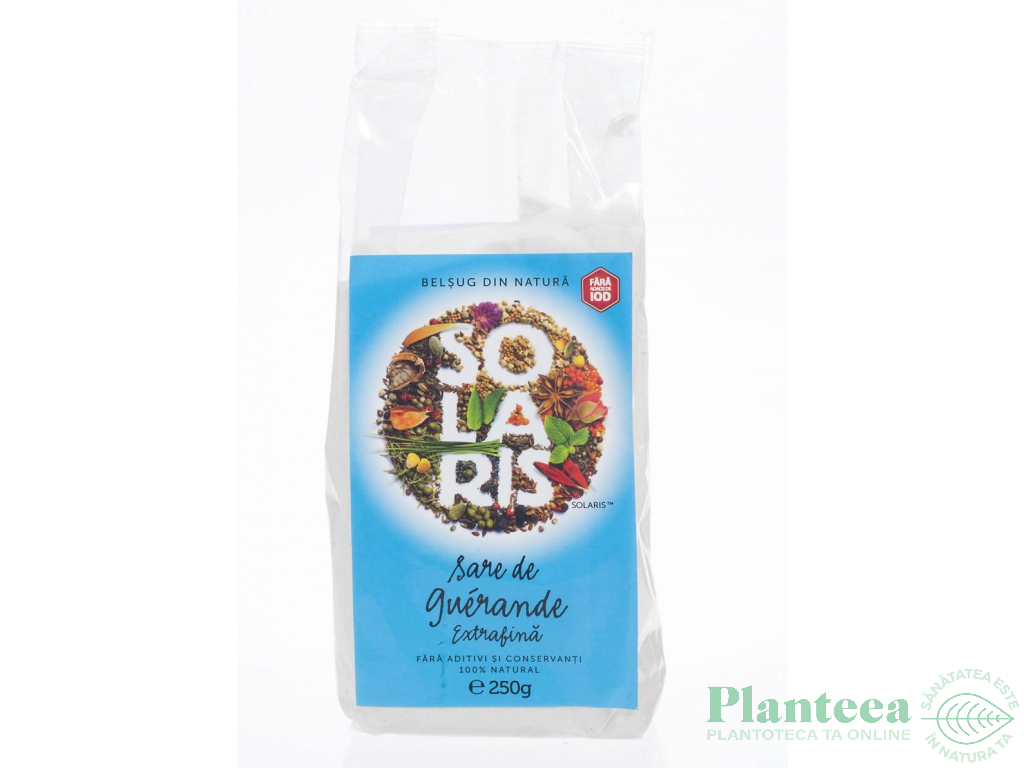 Sare mare extrafina de Guerande 250g - SOLARIS