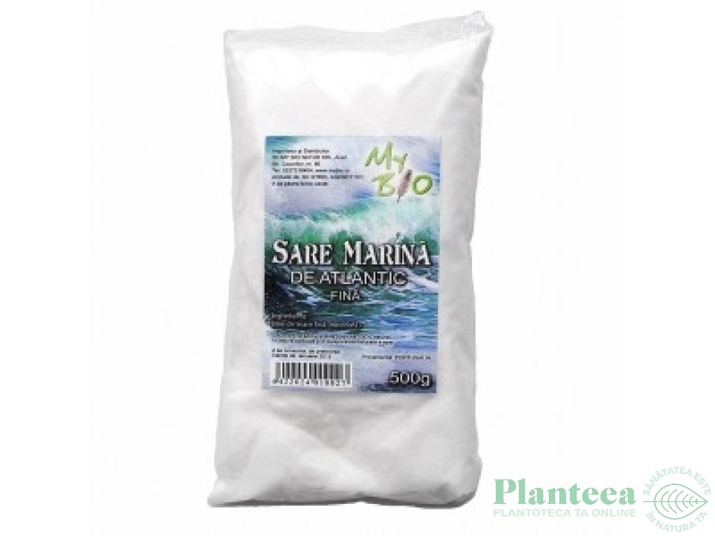 Sare mare fina neiodata Atlantic 500g - MY BIO