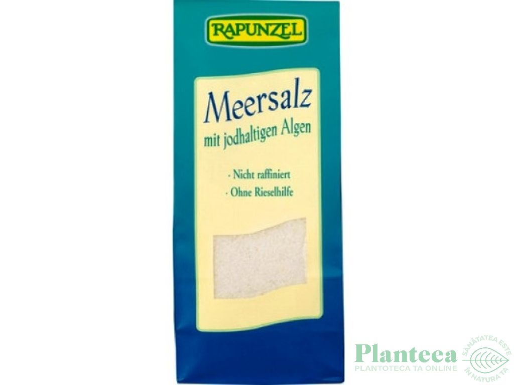 Sare mare fina cu alge eco 500g - RAPUNZEL