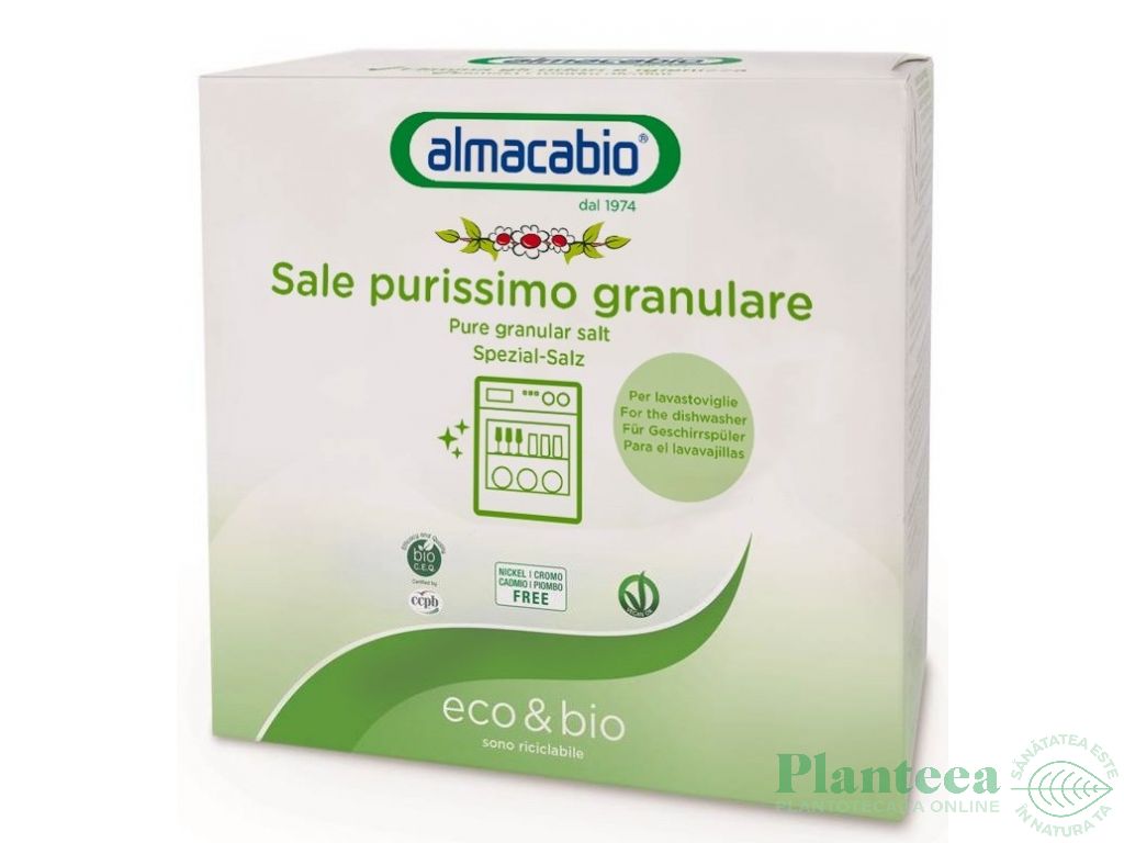 Sare masina spalat vase 1kg - ALMACABIO