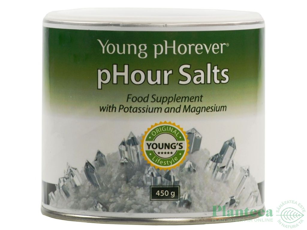 Saruri alcalinizate pHour Salts 450g - YOUNG PHOREVER