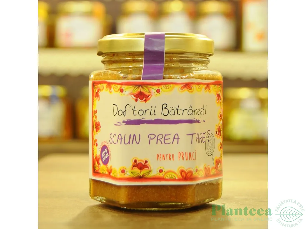 Remediu apicol Scaun prea tare copii Doftorii 200g - PRISACA