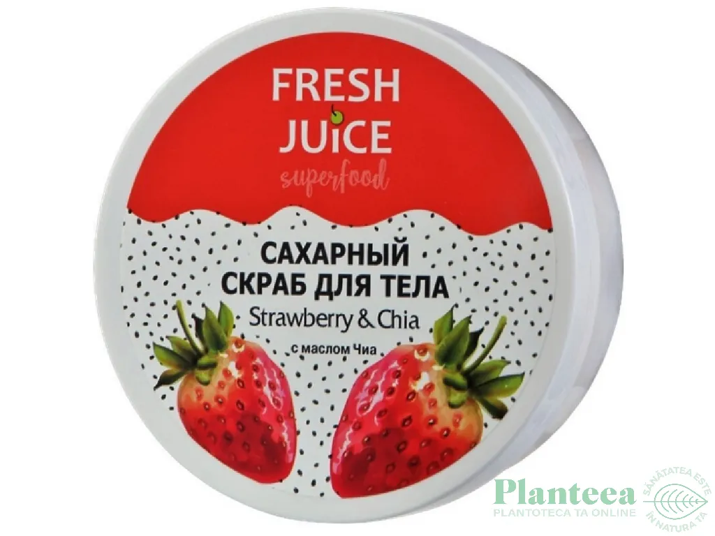 Scrub corp zahar capsuni chia Superfood 225ml - FRESH JUICE