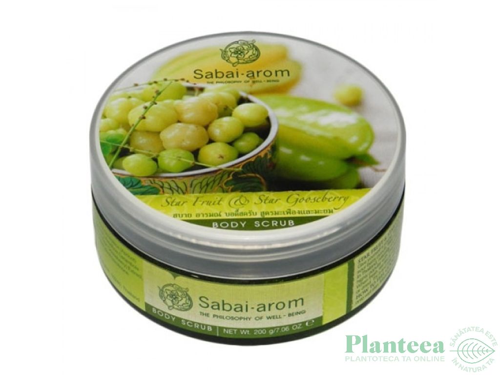 Scrub corp starfruit agrise 170g - THAI SPA